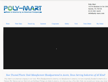 Tablet Screenshot of poly-mart.com